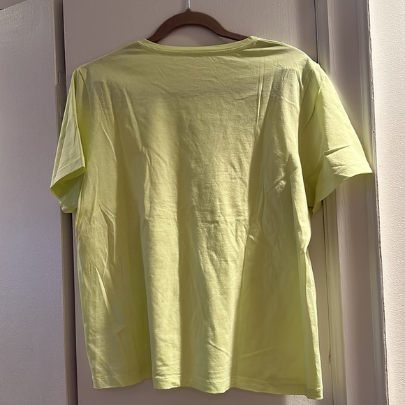 COS t-shirt neon yellow sz US L. - Picture 3 of 4